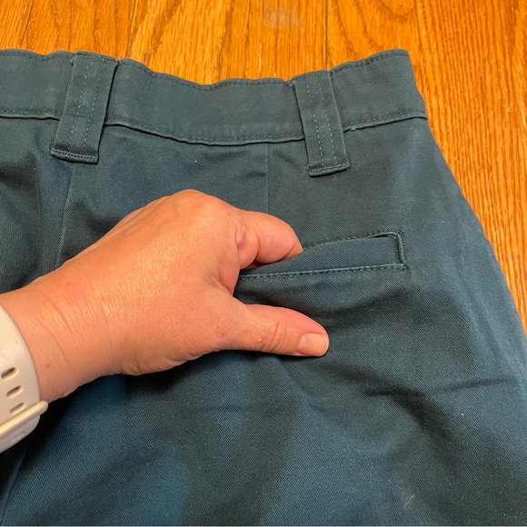LL Bean Lined Trousers, Teal - Picture 6 of 7